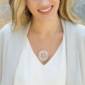 Touchstone Crystal - Filigree Medallion